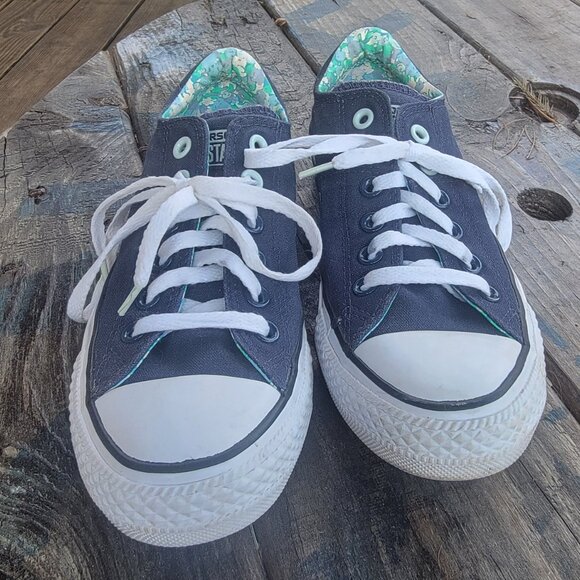 WOMENS CONVERSE CHUCK TAYLOR ALL STAR MADISON OX NAVY SNEAKER SIZE 8 - Picture 8 of 12